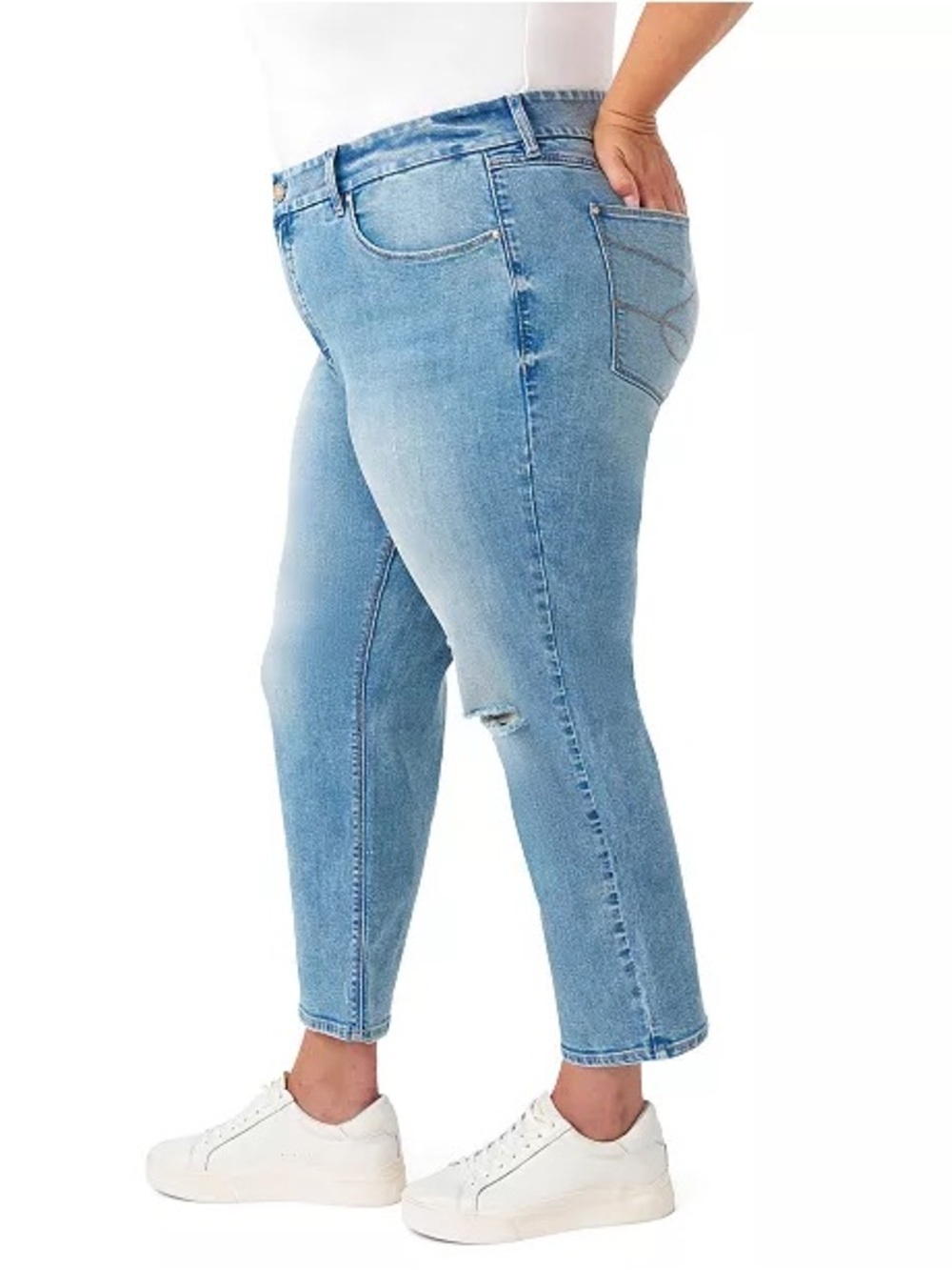 Seven7 Tummyless Ankle Straight Jeans - Picture 3 of 10
